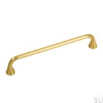 Zdjęcie produktowe uchwytu bella złotego mosiężnego szczotkowanego