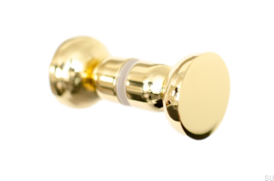 Kokeshi Double-Sided Door Knob 3032 Brass Polished Unvarnished