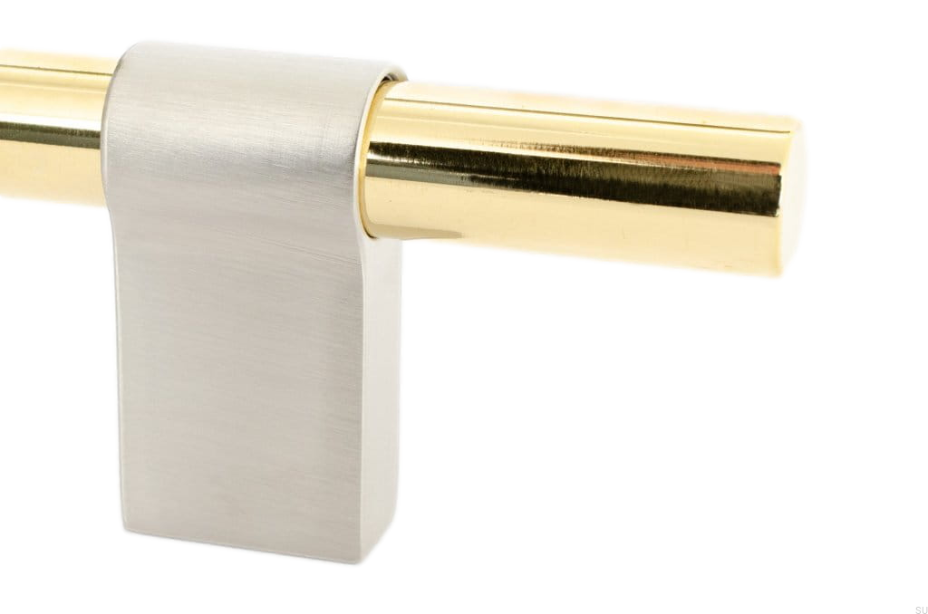 HA64RB/M--Uchwyt-meblowy-podłużny-Line-Big-Mix-342-Mosiężny-Polerowany-ze-Szczotkowaną-Stalą-BB-Sweden-Skandynawskie-Uchwyty_1