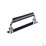 157171SP--Uchwyt-meblowy-podłużny-Asissi-Stitched-128-Chrom-Polerowany-z-Czarną-Skórą-Teofils-Skandynawskie-Uchwyty_3