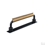 157147SP--Uchwyt-meblowy-podłużny-Asissi-Stitched-128-Czarny-Mat-z-Jasną-Brązową-Skórą-Teofils-Skandynawskie-Uchwyty_3