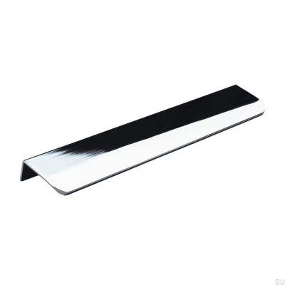Poppi 232 edge furniture handle, polished chrome