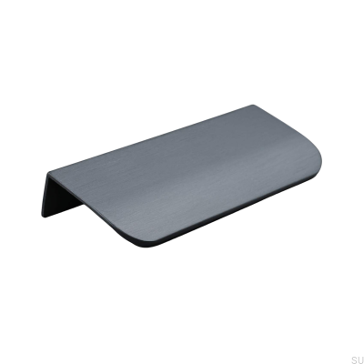 Poppi 96 edge furniture handle, metal, matt black