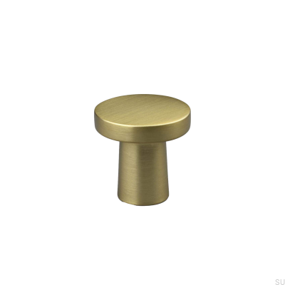 Garda 25 Brushed Gold furniture knob
