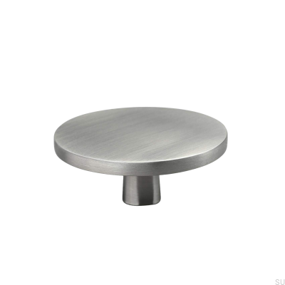 Garda 60 silver brushed furniture knob