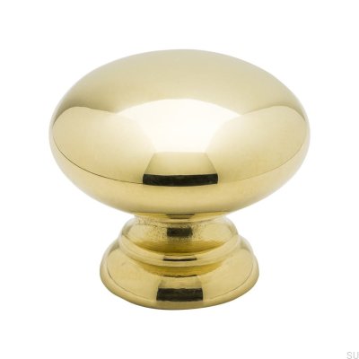 Furniture Knob 411 (24) Polished and Lacquered Brass