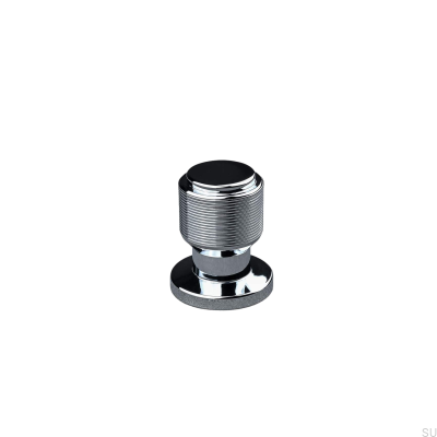 Lonato Stripe 20 furniture knob, polished chrome