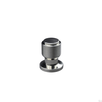 Lonato Stripe 20 Brushed Silver furniture knob