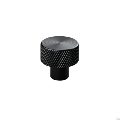 Rimini 20 Metal Matte Black furniture knob