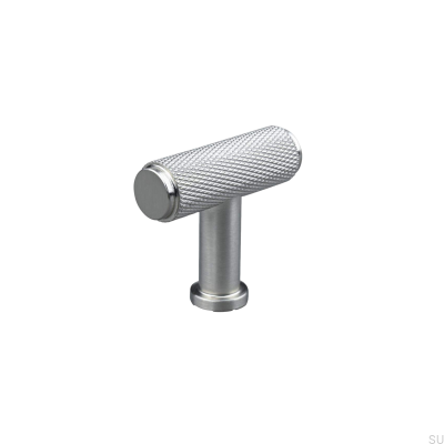 T-Bar Salo Ruta Metal Furniture Knob Brushed Silver