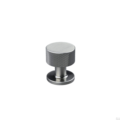 Sassari 25 Brushed Silver furniture knob