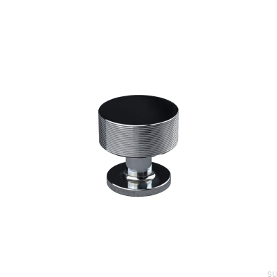 Sassari 30 furniture knob, polished chrome