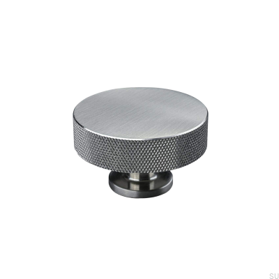 Sassari 50 Brushed Silver furniture knob