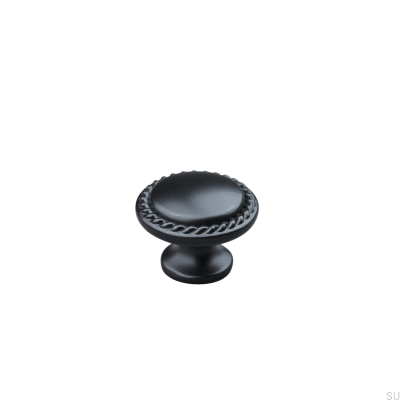 Sora 30 metal furniture knob, matte black