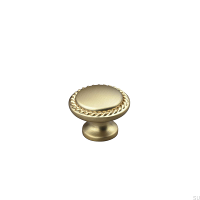 Sora 30 Gold Brushed Furniture Knob