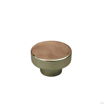 Vasto 34 Gold Polished furniture knob