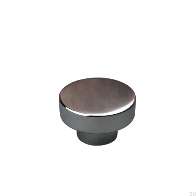 Vasto 34 furniture knob, polished chrome