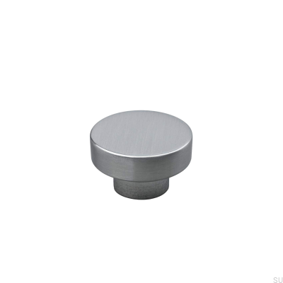 Vasto 34 Brushed Silver furniture knob