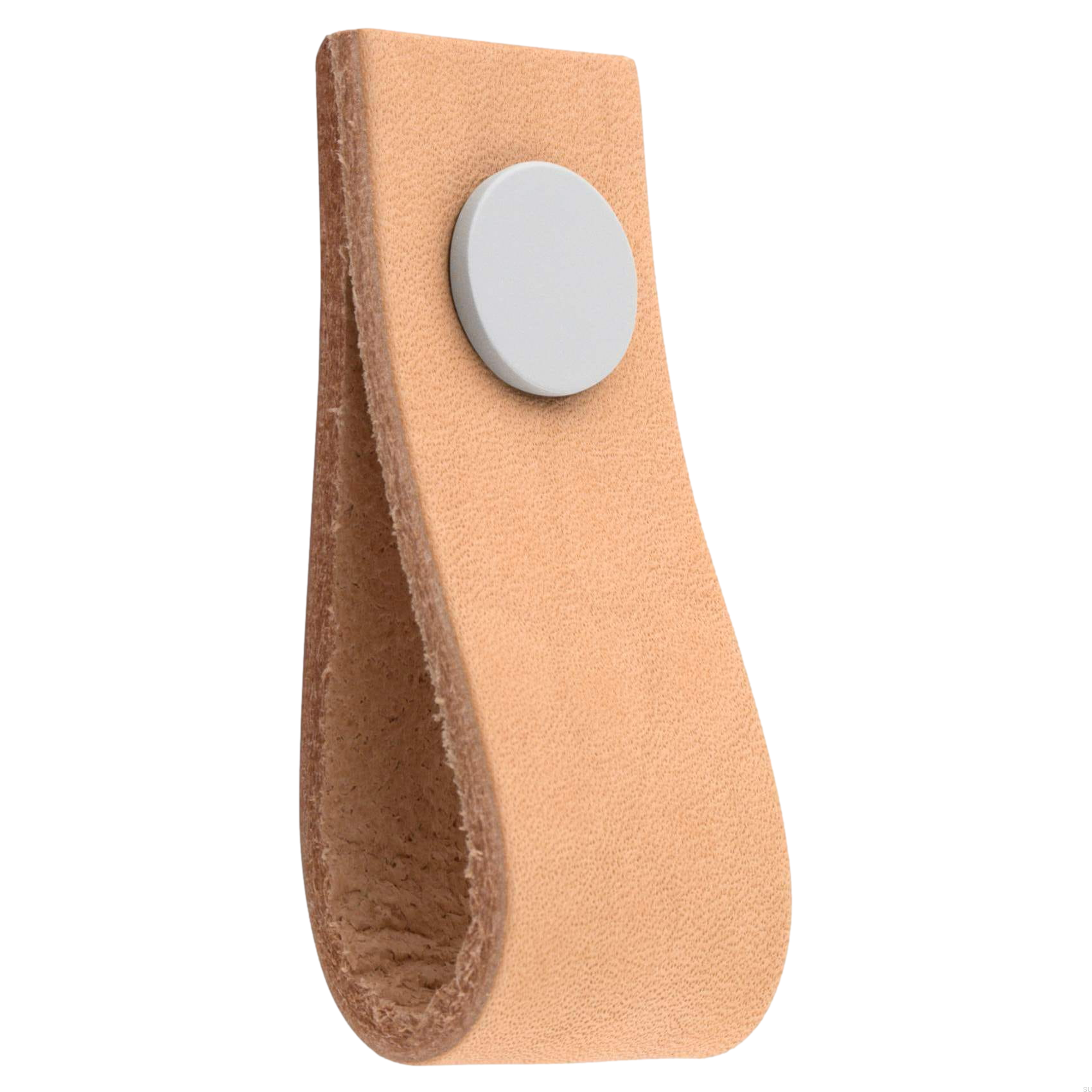 11550102SP--Gałka-meblowa-Loop-Ari-Skórzana-Jasna-Brązowa-z-Białym-Theofils-Skandynawskie-Uchwyty_2