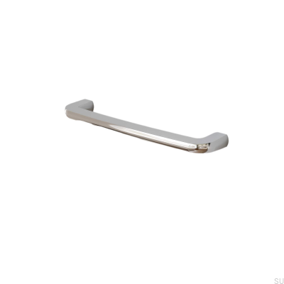Visby 192 oblong furniture handle, polished chrome