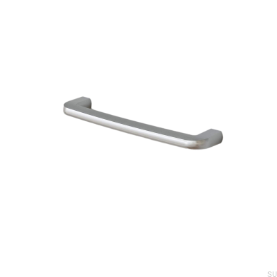 Oblong furniture handle Visby 192 Brushed Silver