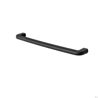Visby 256 oblong furniture handle, metal, matt black