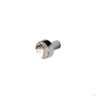 Hjo 25 furniture knob, polished chrome