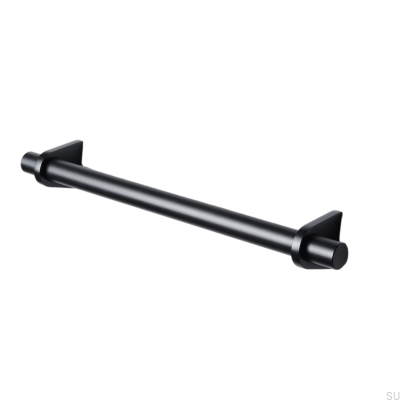 Marstrand 220 oblong furniture handle, metal, matt black