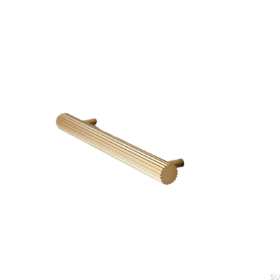 Smögen 160 Brushed Gold oblong furniture handle