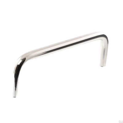 Elongated furniture handle 7353 96 Polished nickel