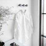 590064-21--Wieszak ścienny Caligola Metalowy Szary