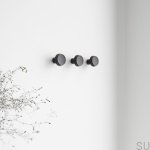 590065-21--Wieszak ścienny Caligola Metalowy Ciemny Brąz