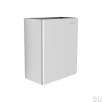 602631 Kosz na śmieci łazienkowy ścienny Stay 23L Stalowy Szczotkowany