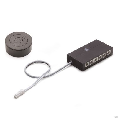 Remote control dimmer Giro 24V 72W Black