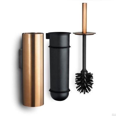 Wall Mounted Toilet Brush 7048 Copper PVD Coating
