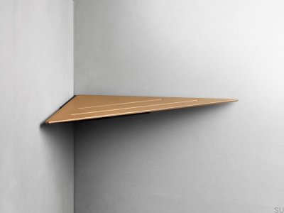 Corner bathroom shelf 7213 Copper PVD coating