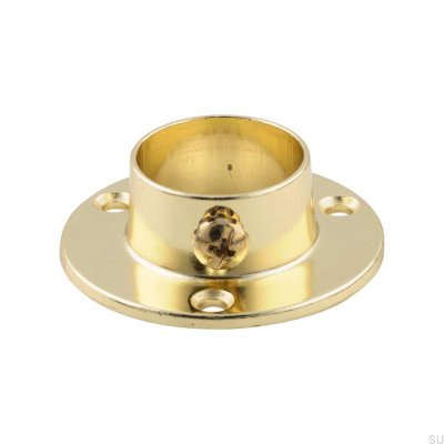 Rosette for wardrobe rods 527 25 Gold