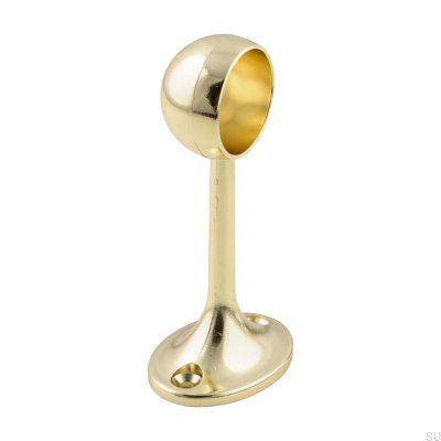 Rosette for wardrobe rods 1557S 25 Gold