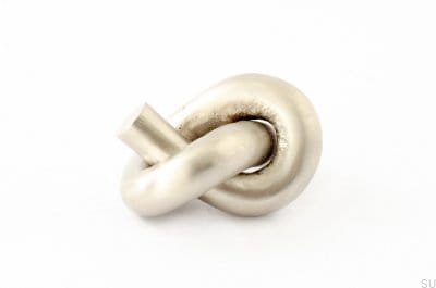 Furniture knob Knot 50 Brushed Nickel