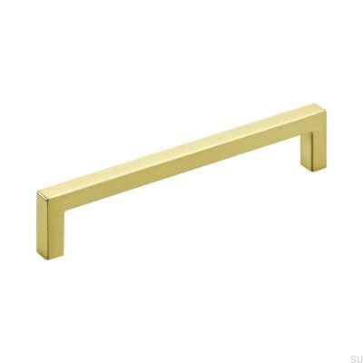 Elongated furniture handle 0143 128 Gold Brushed