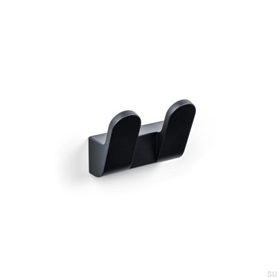Cannes-2 wall hanger, metal, matt black