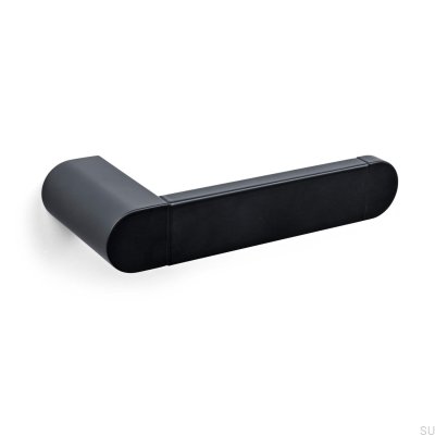 Cannes Toilet Roll Holder Matte Black Metal