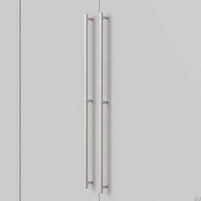 Longitudinal furniture handle Varberg 704 Brushed Silver