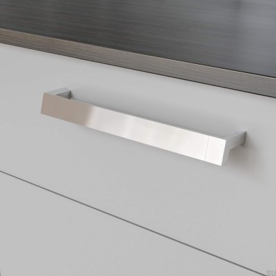  Båstad 256 oblong furniture handle, polished chrome