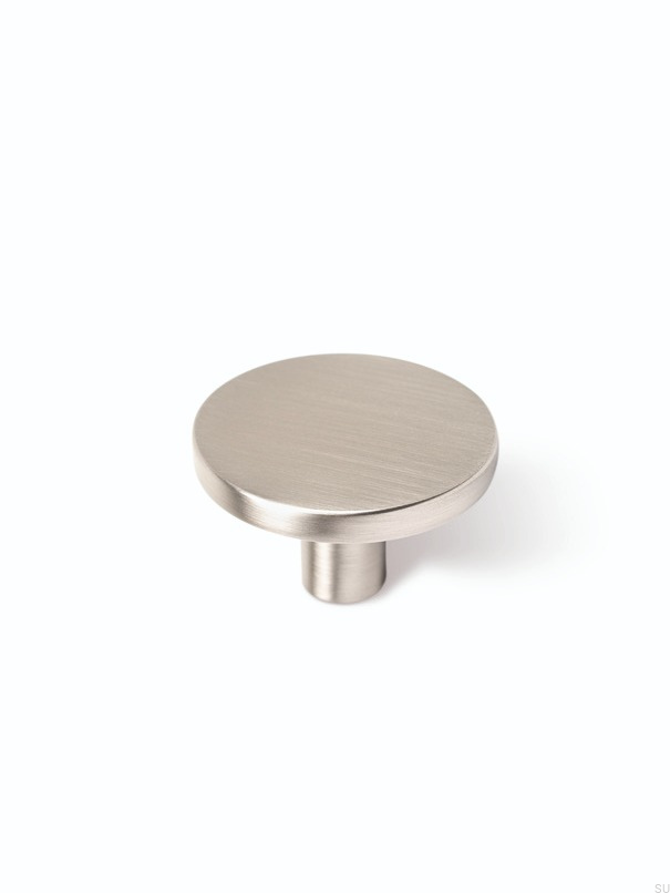 Zdjęcie produktowe gałki Como metalowej srebrnej