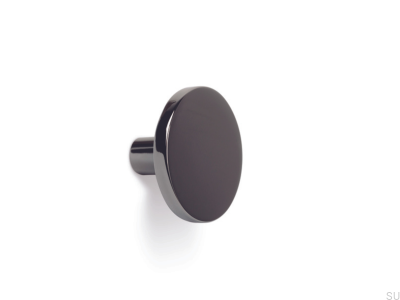 Como Big Black Nickel Eco Polished Wall Hanger