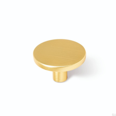 Furniture knob Como Big Gold, brushed