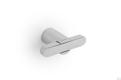 T-Bar Fusion furniture knob, polished nickel