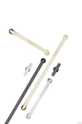 T-Bar Fusion Black Titanium Furniture Knob