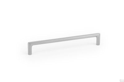 Pura 160 oblong furniture handle, brushed nickel